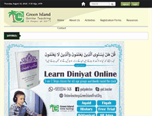 Tablet Screenshot of onlineteachings.greenislandtrust.org